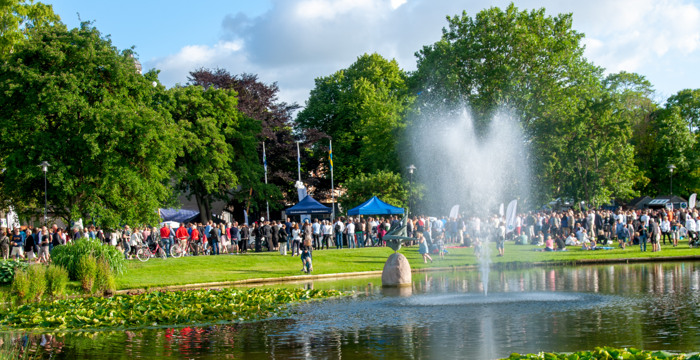 Åhörare i Almedalen.