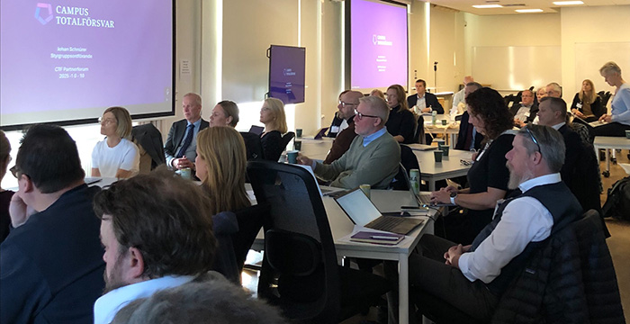 Bilder på deltagare på partnerforum.