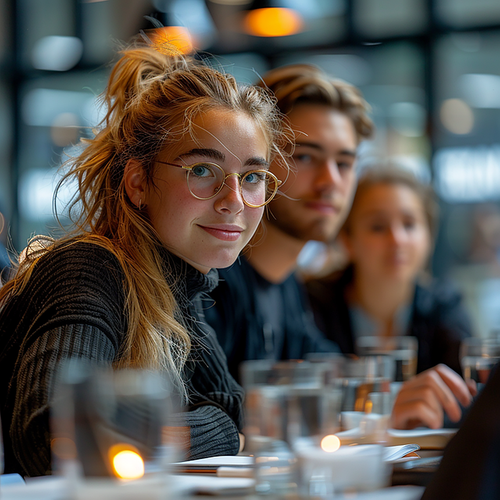 Personer som sitter framför dator. Bild av Betty Verheij från Pixabay